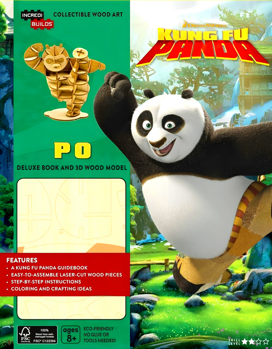 Incredibuilds: Dreamworks: Kung Fu Panda Deluxe Book And Model Set