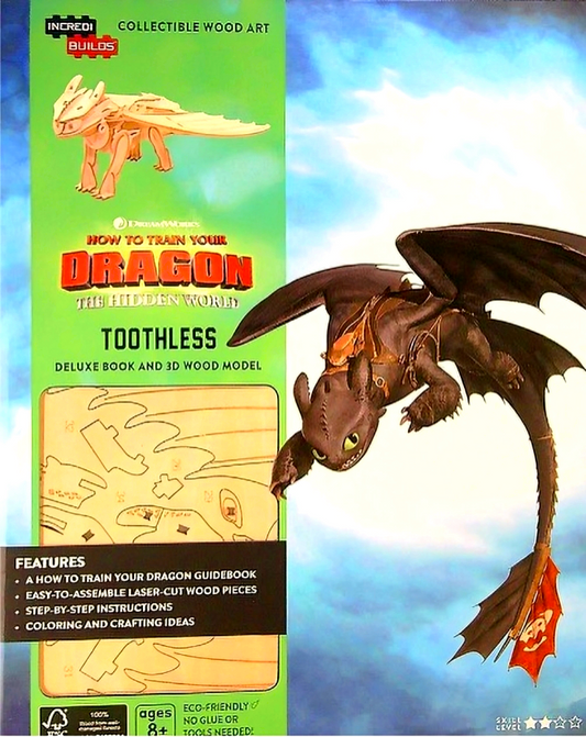 Incredibuilds: Dreamworks Dragons Deluxe Book And Model Set