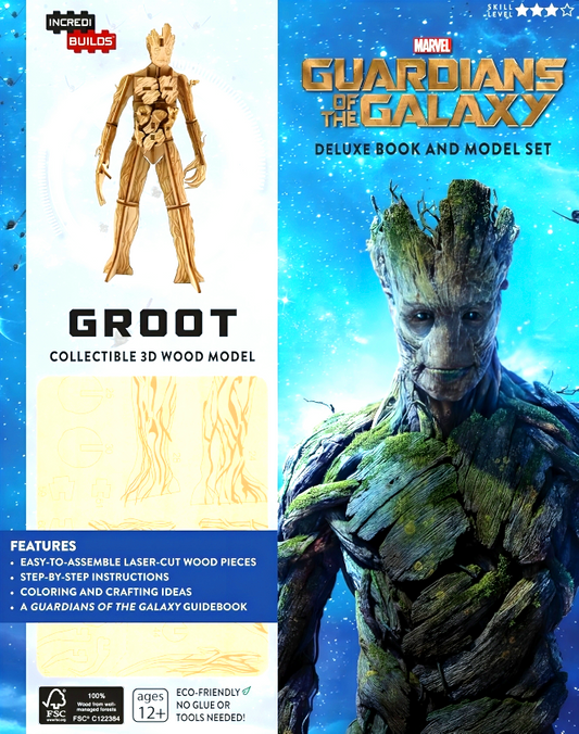 Groot: Incredibuilds (Guardians Of The Galaxy Deluxe Book And Model Set)