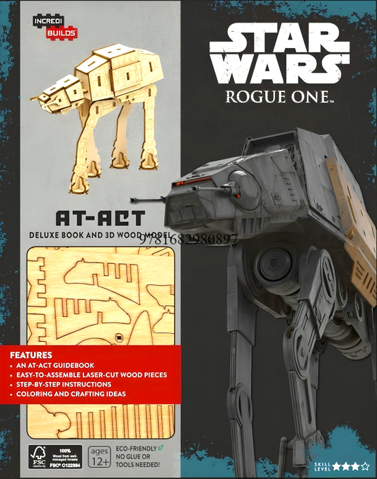 Incredibuilds: Star Wars: Rogue One: At-Act Deluxe Book And Model Set