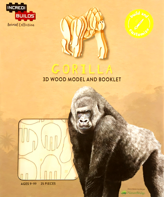 Incredibuilds: Animal Collection- Gorilla