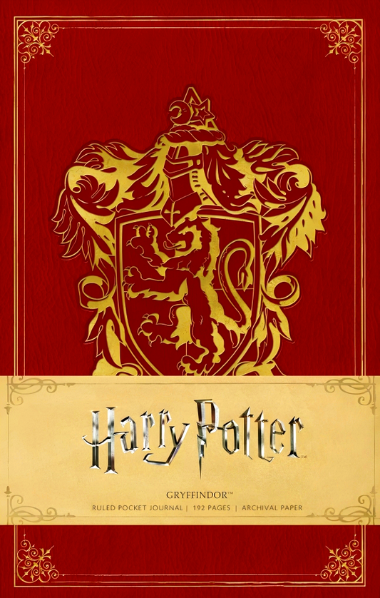 Harry Potter: Gryffindor Ruled Pocket Journal