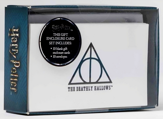 Harry Potter: Deathly Hallows Foil Gift Enclosure Cards (Set Of 10)