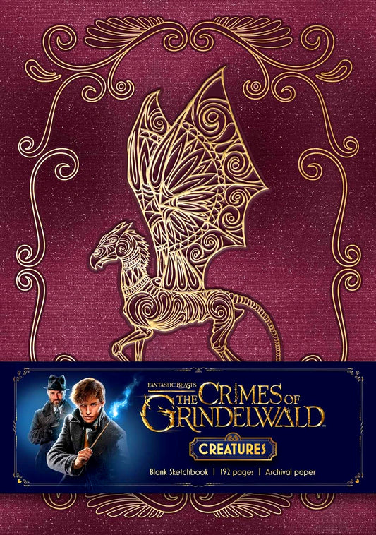 Fantastic Beasts: The Crimes Of Grindelwald: Magical Creatures Hardcover Blank Sketchbook