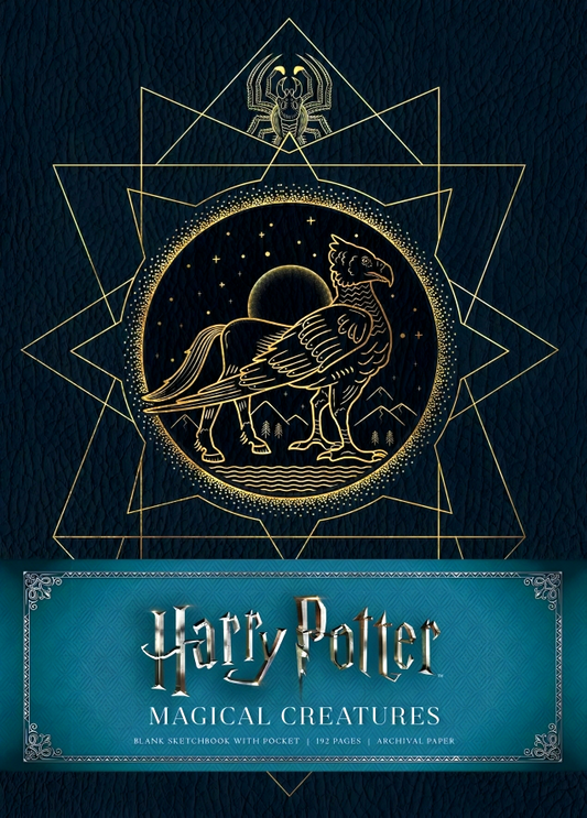 Harry Potter:Magical Creatures Hardcover Blank Sketchbook