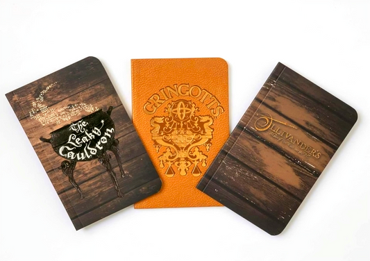 Harry Potter: Diagon Alley Pocket Notebook Collection (Set Of 3)