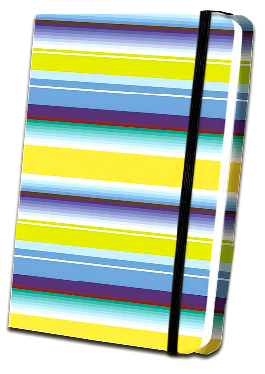 Thick Striped Fabric Journal