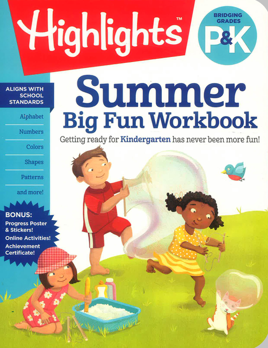 Highlights  Summer Big Fun Workbook Bridging Grades P & K