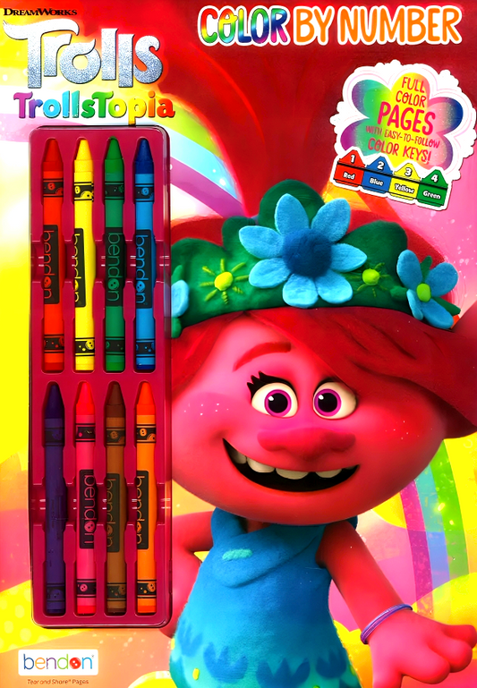 Trolls Colouring Book