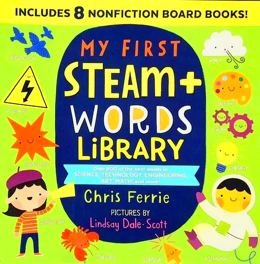 My First Steam+Words Library (Set Of 8 Books)