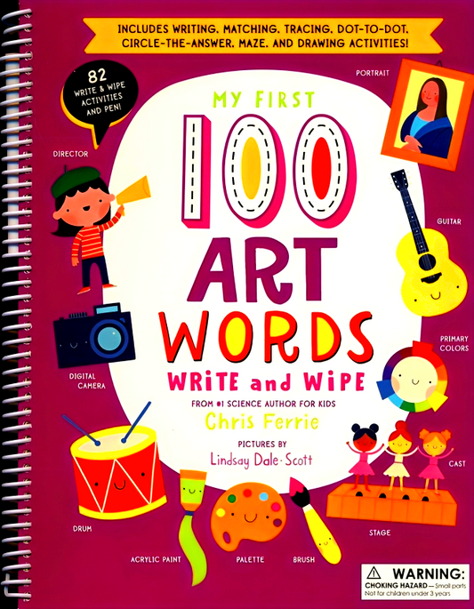 My First 100 Art Words Write And Wipe