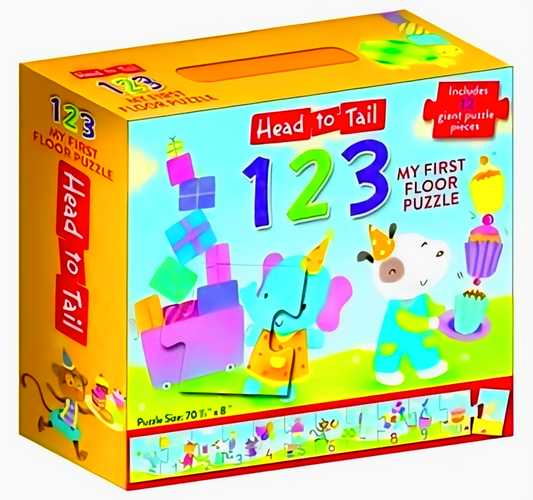 Head To Tail 123 Floor Puzzle