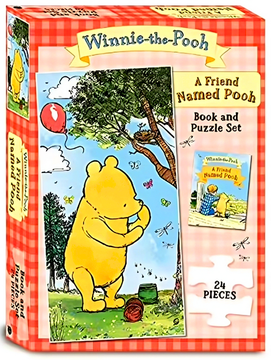 A Friend Named Pooh Book And Puzzle Set