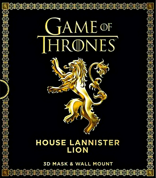 Game Of Thrones Mask - Lannister Lion