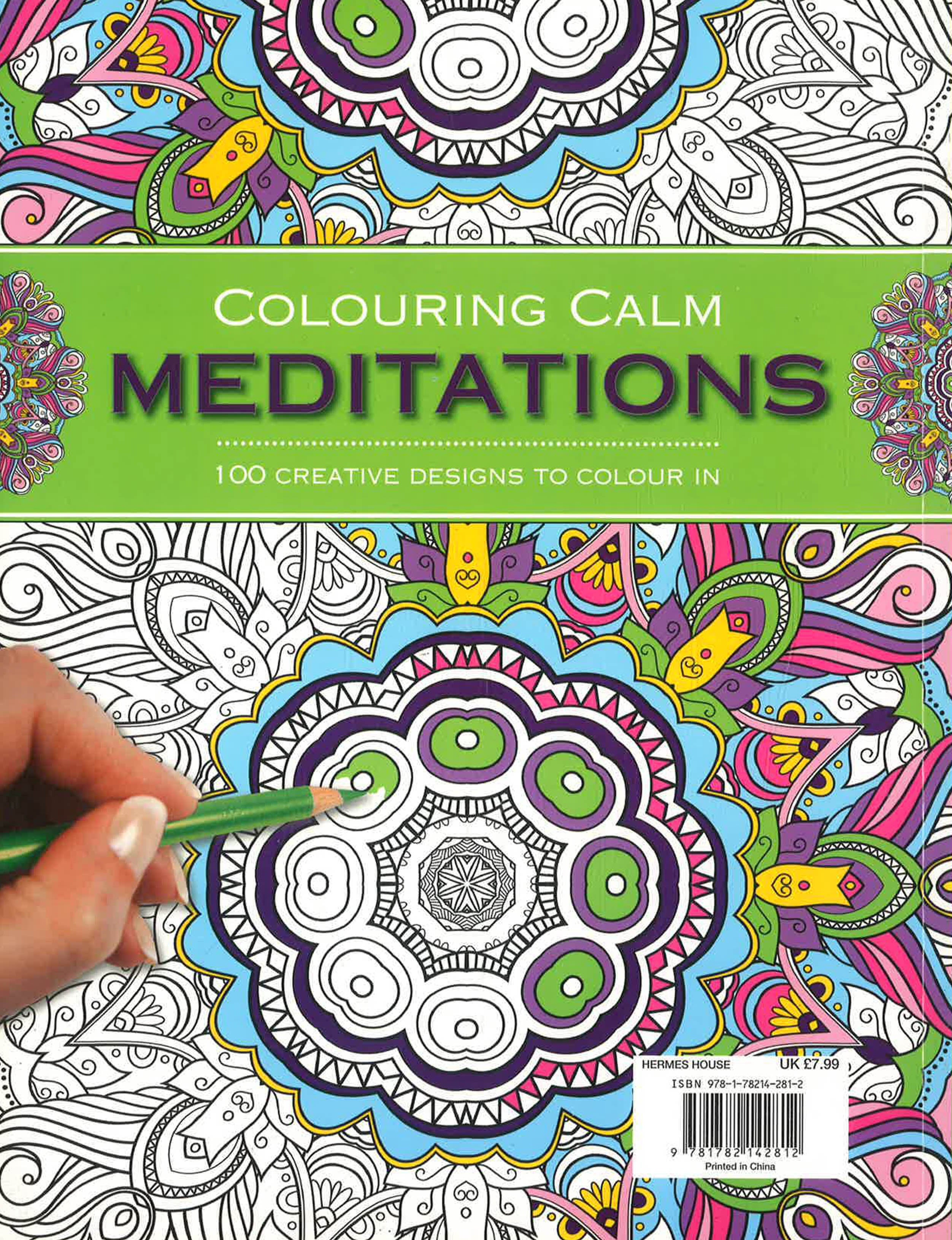 ISBN 9781782142812 Kids Adult Teen Coloring Color Book Calm MeditationDesign