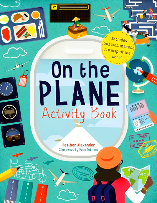 On The Plane Activity Book