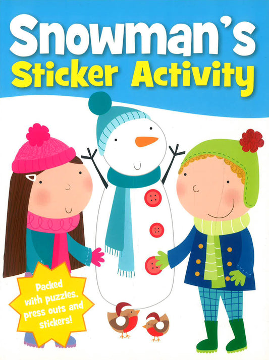 Snowman Christmas Sticker And Activity