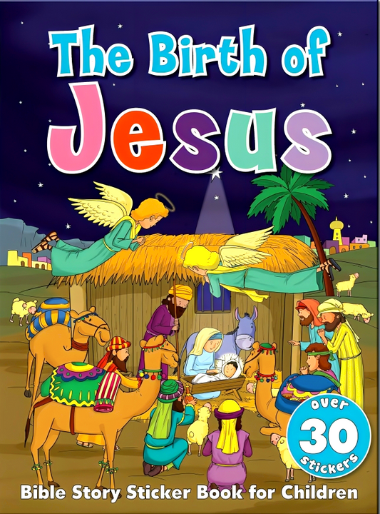 Bible Sticker Book - Birth Of Jesus