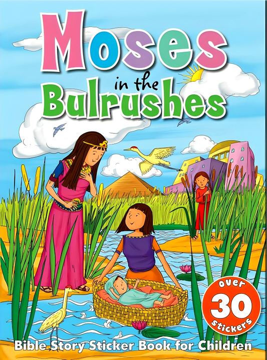 Bible Sticker Book - Moses In The Bullrushes