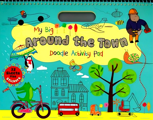 A4 Landscape Doodle Book: Around The Park