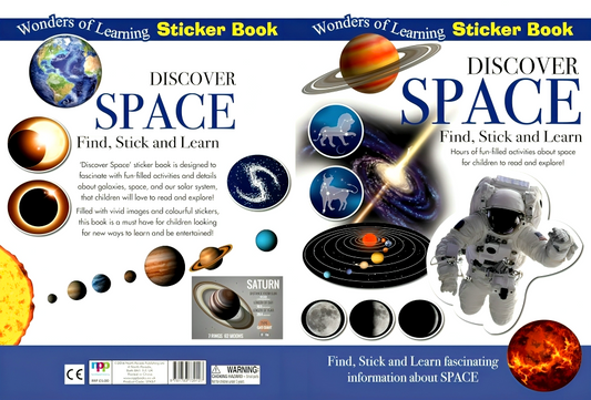 Wonders Of Learning: Sticker Book- Discover Space