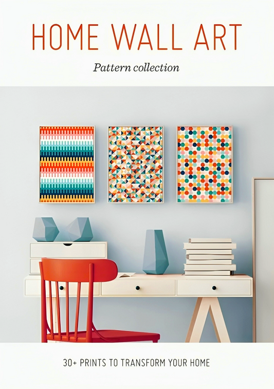 Home Wall Art - Pattern Collection: 30+ Prints to Transform your Home