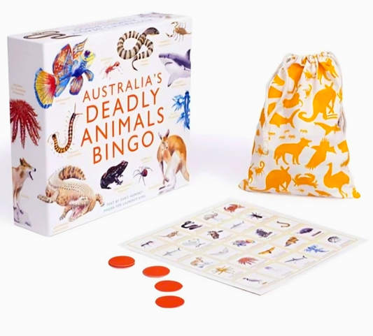 Australia's Deadly Animals Bingo - Family Game