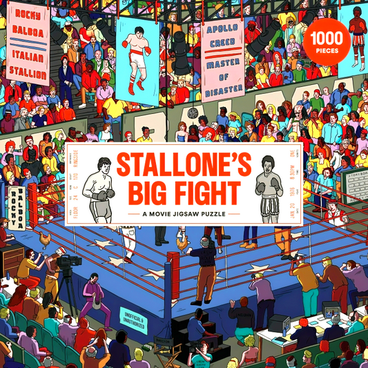 Laurence King Stallone's Big Fight 1000 Piece Puzzle