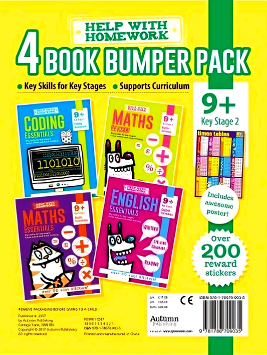 Help With Homework: 4 Book Bumper Pack (9+ Key Stage 2)