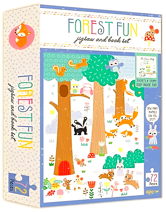 Puzzle & Book Box - Forest Fun