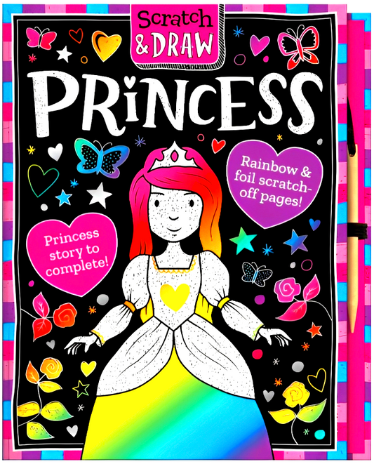 Scratch & Draw Princess - Scratch Art Activity Book