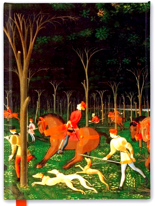 Ashmolean Museum: The Hunt By Paolo Uccello (Foiled Journal)