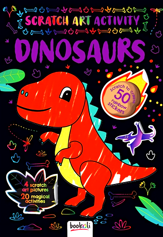 Scratch Art Activity: Dinosaurs