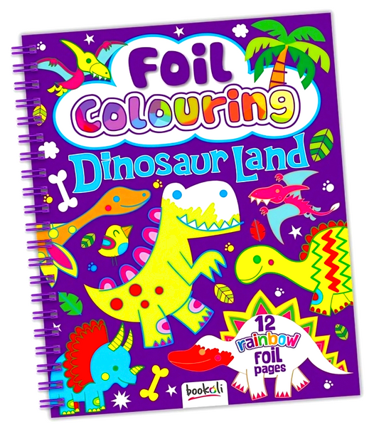 Foil Colouring Dinosaur Land