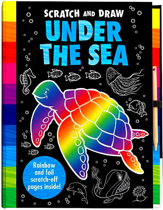 Scratch & Draw Ocean Animals - Scratch Art Activity Book