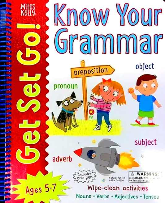 Get Set Go! Wipe-Clean Act: Know Your Grammar