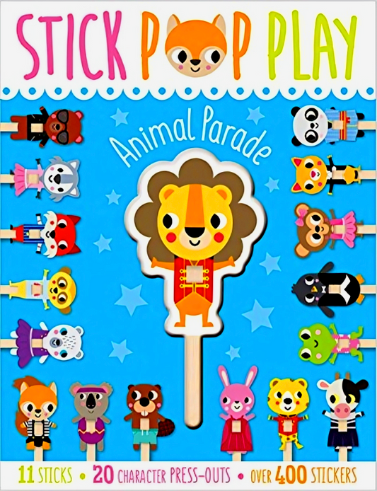 Stick Pop Play Animal Parade Sticker Activity