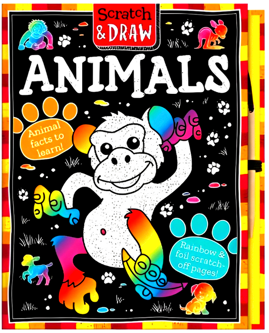 Scratch & Draw: Wild Animals