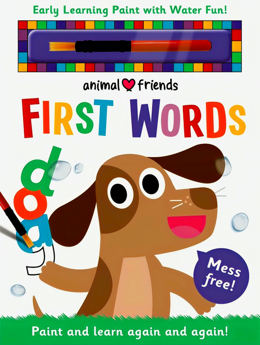 Animal Friends First Words (Early Learning Magic Water Colouring)