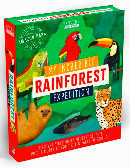 Explorer Book + Model Kit: My Incredible Rainforest Expedition