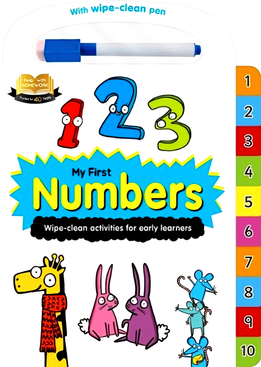 Help With Homework: My First Numbers-Wipe-Clean Activities For Early Learners