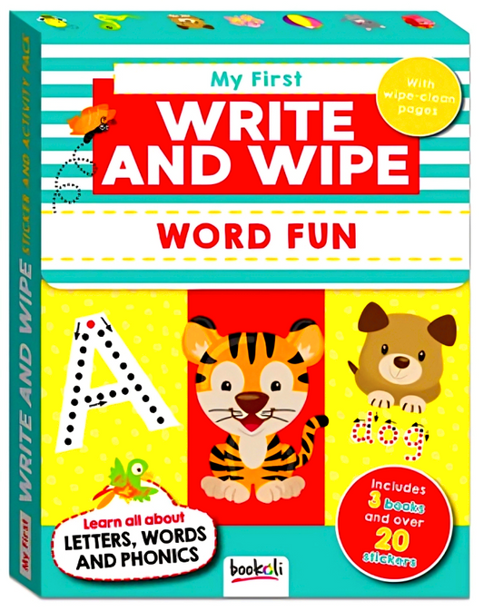 My First Write And Wipe: Word Fun