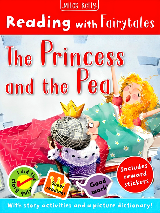 Reading With Princess Pea Sticker Bk