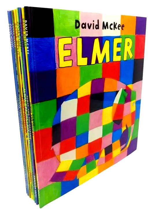 [Extra 15% OFF] Elmer 10 Book Pack: Elmer, Elmer & The Rainbow, Elmer & The Race, Elmer In The Snow, Elmer & The Tune, Elmer's Birthday, Elmer & The Super El, Elmer & The Lost Teddy, Elmer & Wilbur, Elmer's Special Day