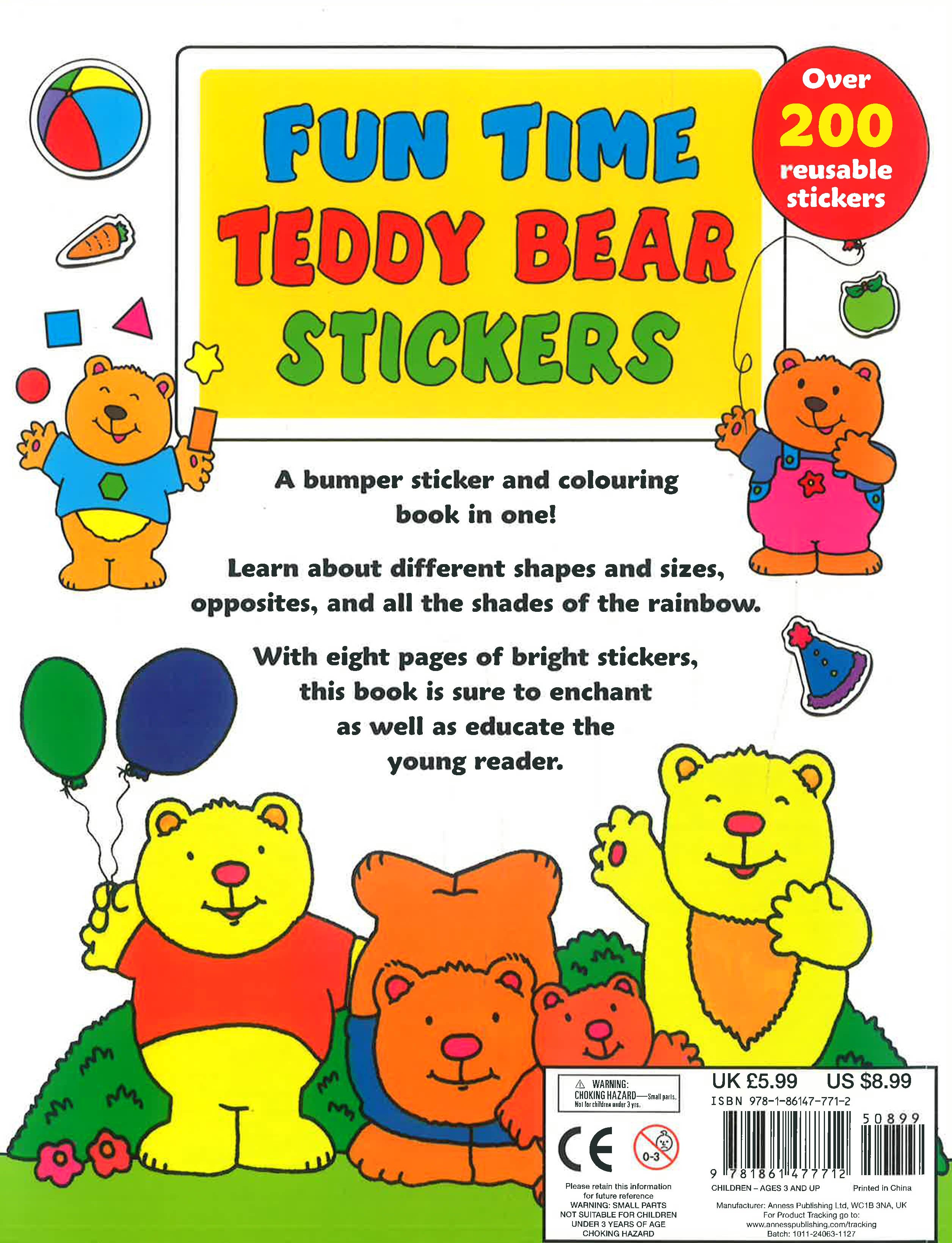 Small teddy 2024 bear stickers