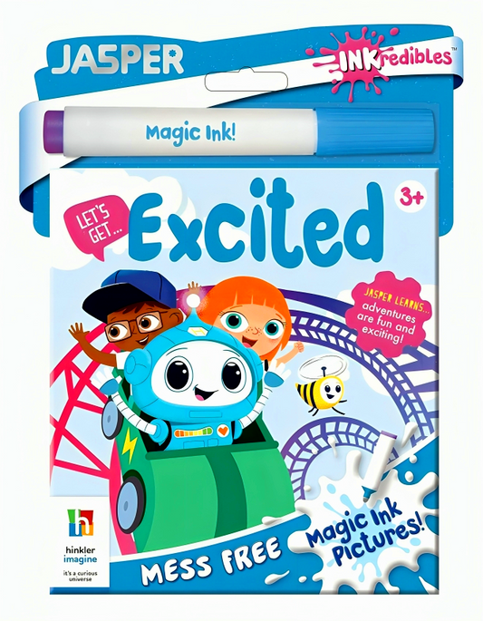 Inkredibles: Jasper Let's Get Excited Magic Ink Pictures