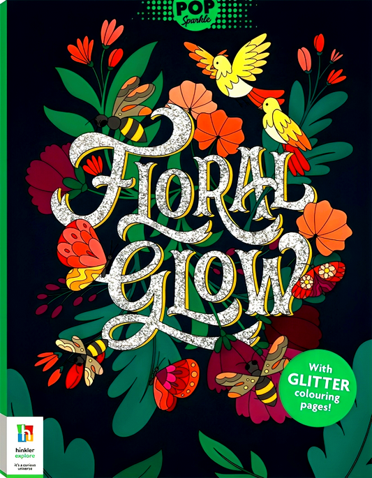 Pop Sparkle: Floral Glow Colouring Book