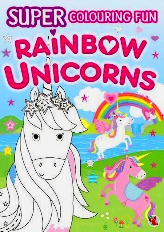 Super Colouring Fun Rainbow Unicorns