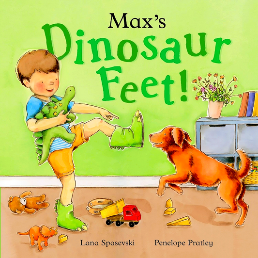 Max's Dinosaur Feet!