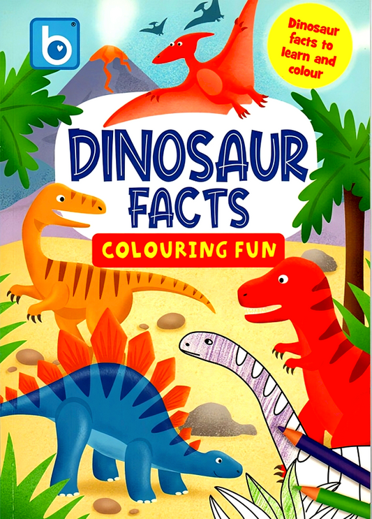 Dinosaur Facts Colouring Fun